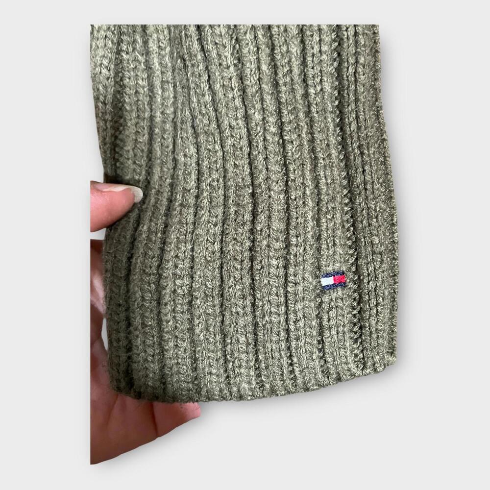 Tommy Hilfiger Cable Knit Sweater Women’s Size Large Green Long Sleeve - Picture 3 of 6
